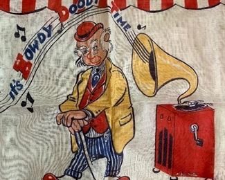 Mr. Buster Howdy Doody hankie