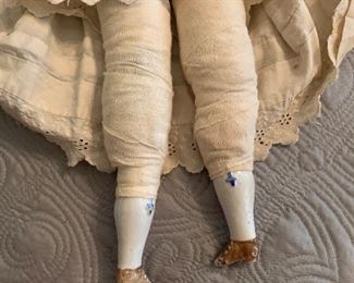 19th century porcelain doll