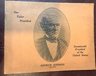 Scarce Andrew Johnson pamphlet