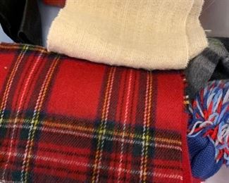 Vintage wool scarves