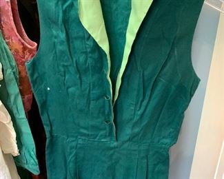 Vintage handmade den mother dress