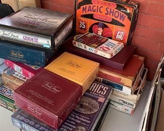 Piles of puzzles and games