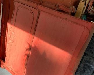 Victorian painted twin bed