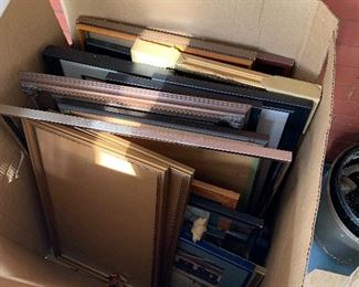 Empty picture frames