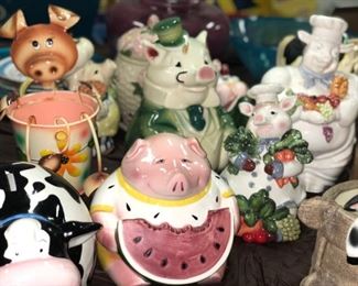 Pig collectibles