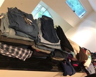 Lots of pants, shirts & tees