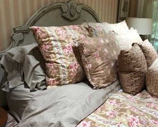 Bedding throughout