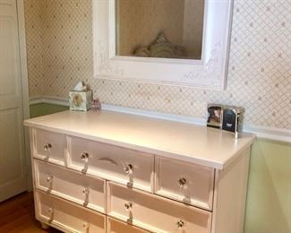 Matching dresser & mirror & desk
