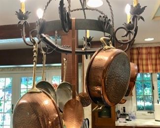Quality Italian copper pots by Cu Artigiana