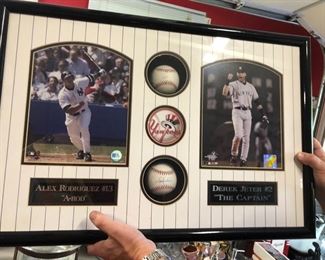 A. Rod & Jeter memorabilia