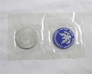 Lot 164
1971 Eisenhower Uncirculated Silver Dollar Sets