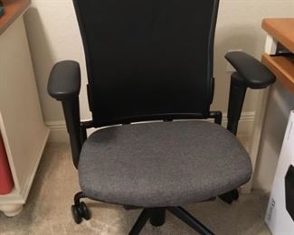 All steel office chair