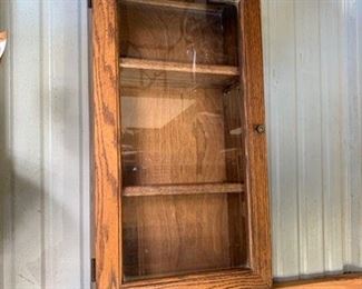 Custom made what not cabinet