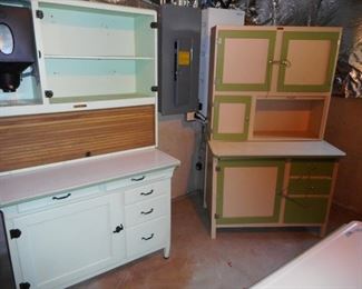 Vintage "Hooiser" Style Cabinets
