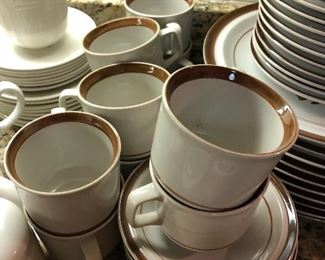 Brown Monterrey Stoneware set