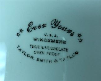 Vintage Taylor Smith Taylor Windemere dinnerware set