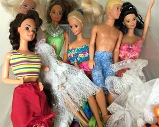Vintage barbies, from the 70's