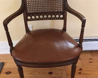 Fabulous leather seat chair
