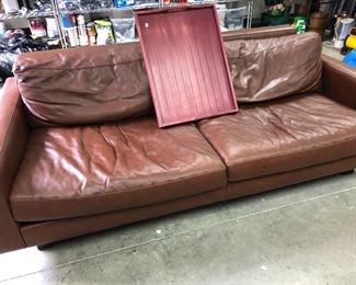 Room & Board Leather Sofa