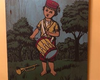 Painting on Wood, measures 11.5" x 15"