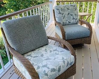 Outside Chairs - Rock and Swivel 