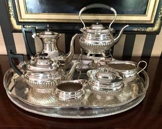 Silver plate tea/coffee set