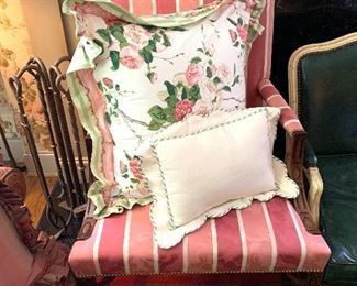 Custom upholstered armchair