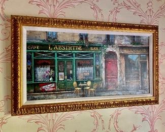 Original oil by Chu Chai Chan.  "L'Absinthe"