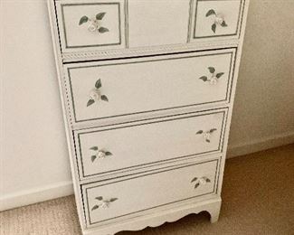Painted tall dresser