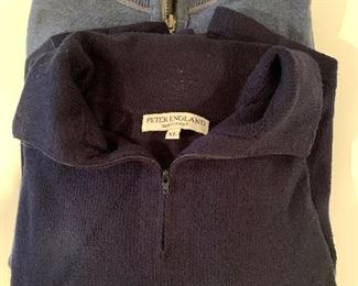 Men's quarter zip pullovers