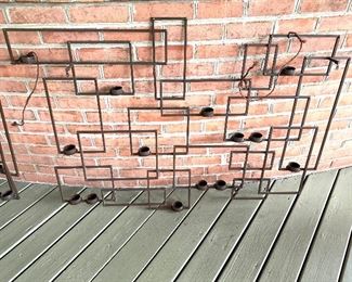 West Elm wall art with candle holders ( 3 available)