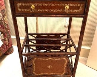 Maitland-Smith magazine rack/side table