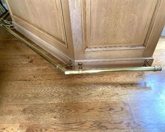 Brass foot rest for sale!
