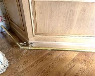 Brass foot rest for sale!