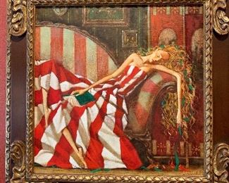 Painting by Roman Zaslonov b. 1962