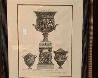 Pair of architectural prints