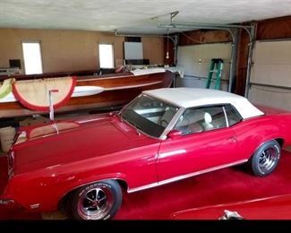 1969 Mercury Cougar convertible - Restored - near mint condition - 56016 Miles. We will be taking bids on the car.