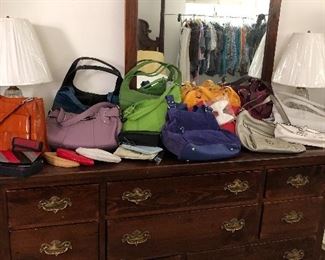 Ethan Allen Dresser and purses