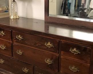 Ethan Allen Large dresser with motto 60’s 