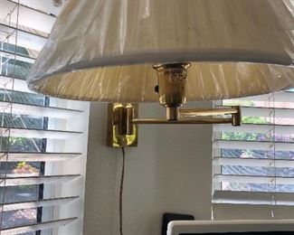 Pair wall lamps