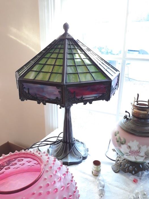 BRADLEY AND HUBBARD LAMP