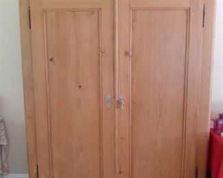 ANTIQUE PINE ARMOIRE