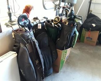 GOLF CLUBS,(INCLUDING PING, BIG BERTHA)