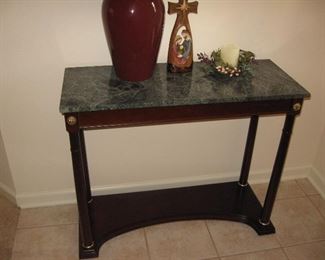 Entry Table with Marble Top (see next picture)...
