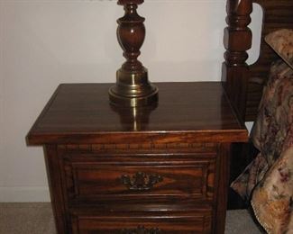 Two Matching Nice Stands, Lamps...