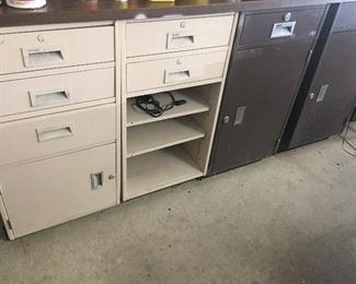 Diebold Metal Teller Cabinets...