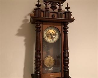 "E. Riss" German wall clock.