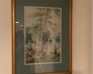 Print, framed under glass.
