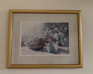 Print, framed under glass.