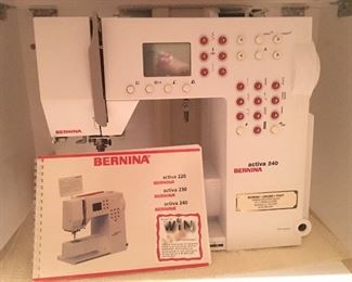 Yes, the Bernina Sewing machine is like brand new!
